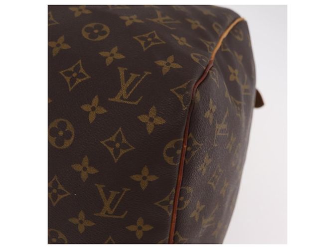 LOUIS VUITTON Monogram Keepall 55 Boston Bag M41424 LV Auth 203102A Monogramme - vue 17