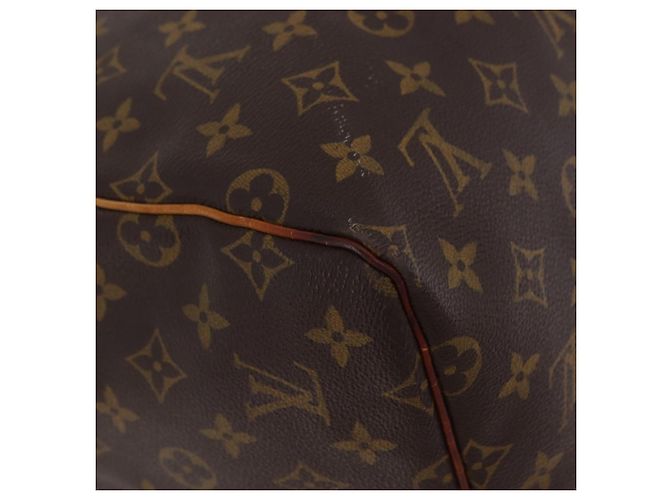 LOUIS VUITTON Monogram Keepall 55 Boston Bag M41424 LV Auth 203102A Monogramme - vue 18