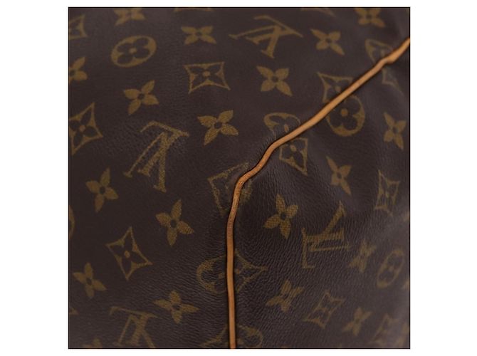 LOUIS VUITTON Monogram Keepall 55 Boston Bag M41424 LV Auth 203102A Monogramme - vue 19