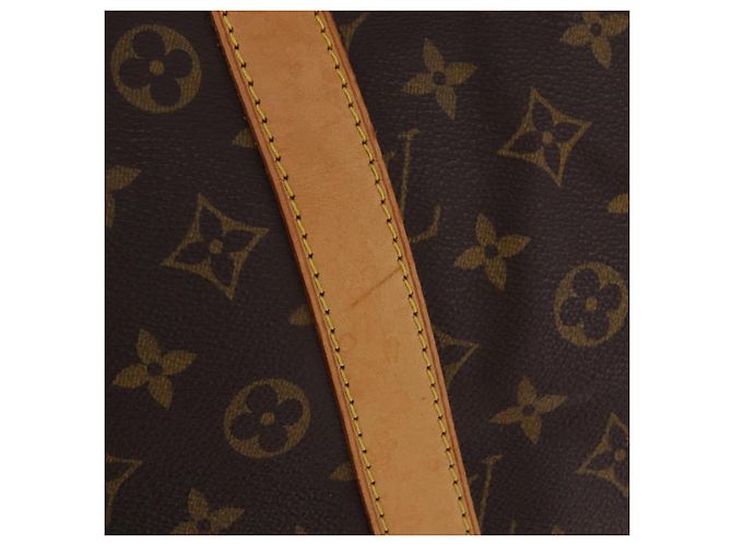 LOUIS VUITTON Monogram Keepall 55 Boston Bag M41424 LV Auth 203102A Monogramme - vue 2