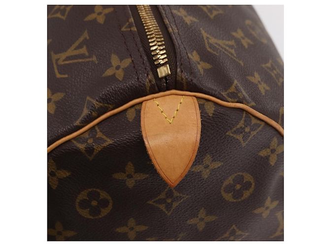 LOUIS VUITTON Monogram Keepall 55 Boston Bag M41424 LV Auth 203102A Monogramme - vue 23