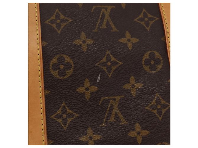 LOUIS VUITTON Monogram Keepall 55 Boston Bag M41424 LV Auth 203102A Monogramme - vue 4