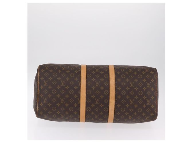 LOUIS VUITTON Monogram Keepall 55 Boston Bag M41424 LV Auth 203102A Monogramme - vue 7
