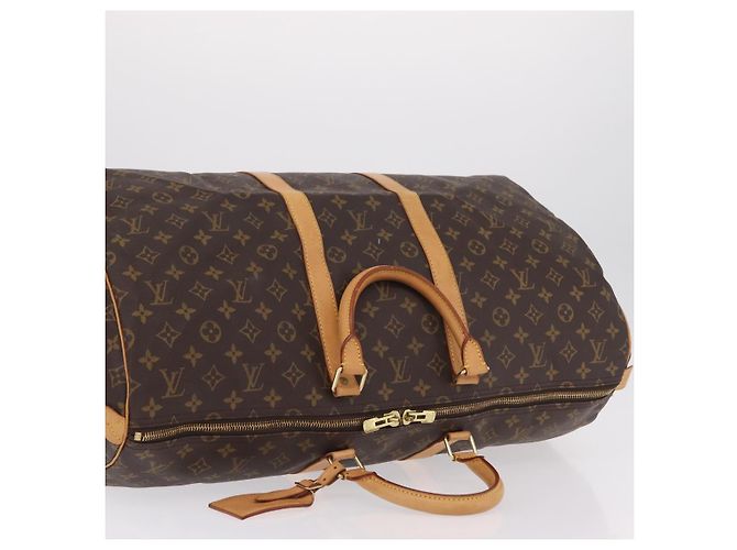 LOUIS VUITTON Monogram Keepall 55 Boston Bag M41424 LV Auth 203102A Monogramme - vue 8