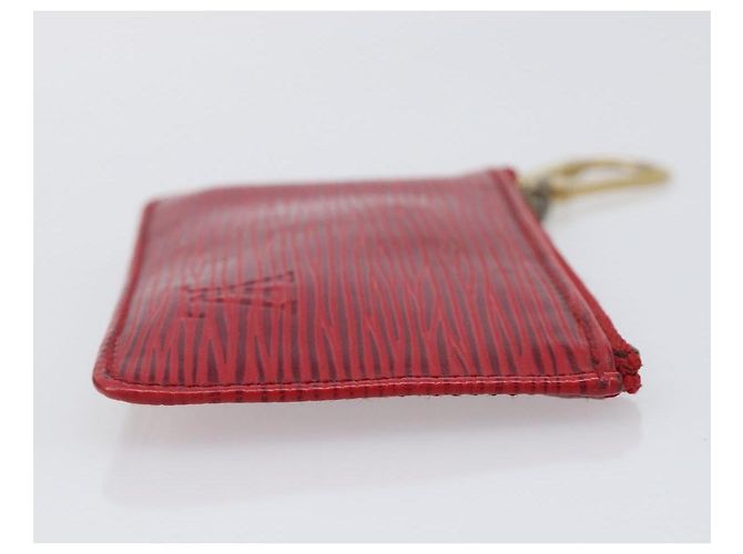 LOUIS VUITTON Epi Pochette Cles Coin Purse Red M63807 LV Auth 206937 Roja - vista 3
