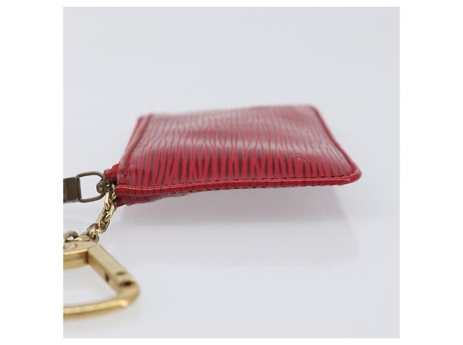 LOUIS VUITTON Epi Pochette Cles Coin Purse Red M63807 LV Auth 206937 Roja - vista 4