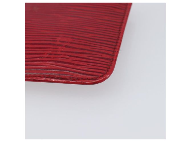 LOUIS VUITTON Epi Pochette Cles Coin Purse Red M63807 LV Auth 206937 Roja - vista 7