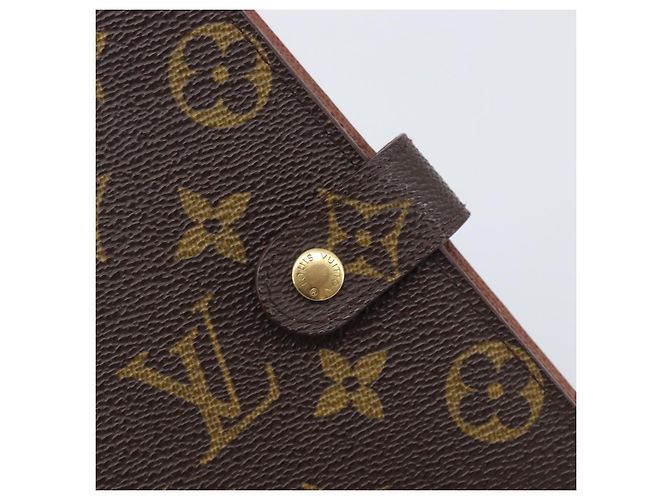 LOUIS VUITTON Monogram Agenda PM Day Planner Cover R20005 LV Auth BA16098 - view 17