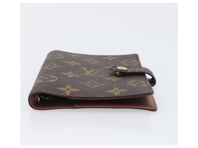 LOUIS VUITTON Monogram Agenda PM Day Planner Cover R20005 LV Auth BA16098 - view 6