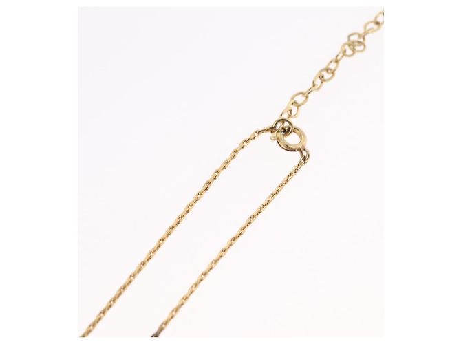 Collana Christian Dior Metallo Tono Oro Auth ka6500 - vista 15