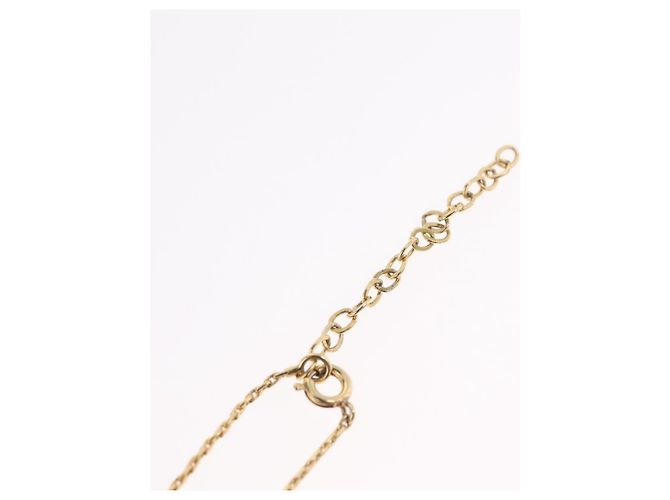 Collana Christian Dior Metallo Tono Oro Auth ka6500 - vista 16