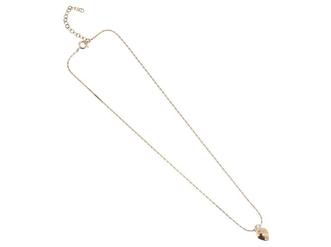 Collana Christian Dior Metallo Tono Oro Auth ka6500 - vista 2