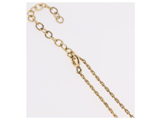 Collana Christian Dior Metallo Tono Oro Auth ka6500 - vista 8
