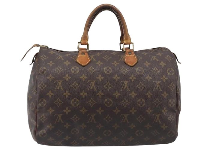 LOUIS VUITTON Monogram Speedy 35 Handtasche M41524 LV Auth 205360 Monogramm - Ansicht 2
