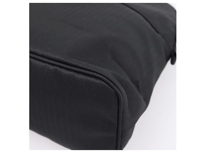 Hermès HERMES Bolide Pouch 30 Pouch Canvas Black Silver Auth 205509M Nero Argento - vista 10