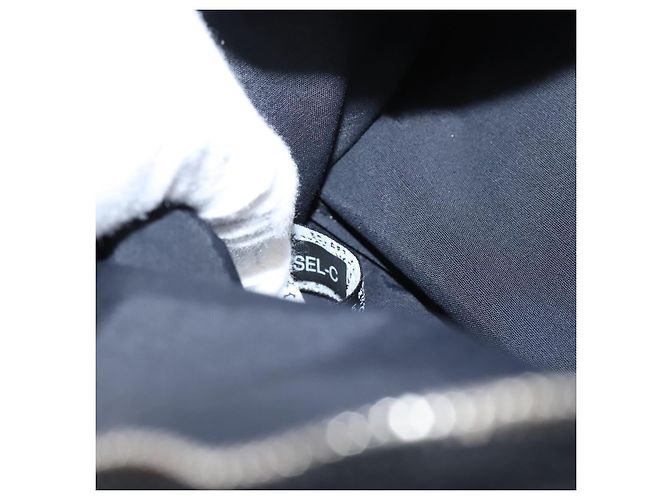 Hermès HERMES Bolide Pouch 30 Pouch Canvas Black Silver Auth 205509M Nero Argento - vista 19