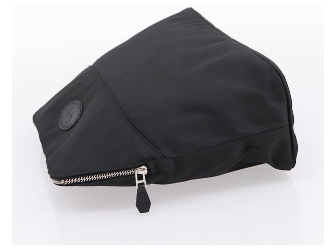 Hermès HERMES Bolide Pouch 30 Pouch Canvas Black Silver Auth 205509M Nero Argento - vista 4