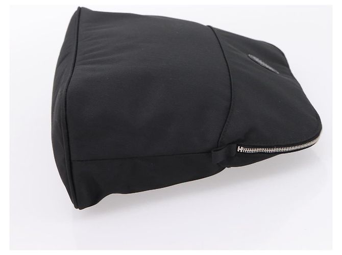 Hermès HERMES Bolide Pouch 30 Pouch Canvas Black Silver Auth 205509M Nero Argento - vista 5