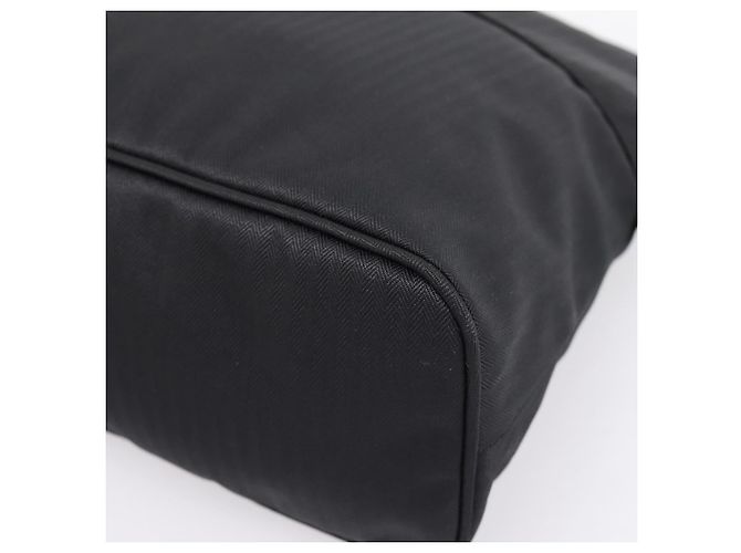 Hermès HERMES Bolide Pouch 30 Pouch Canvas Black Silver Auth 205509M Nero Argento - vista 8