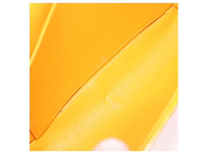 LOUIS VUITTON Monogram Vernis Thompson Street Bag Jaune M91123 LV Auth 206716 Giallo - vista 11