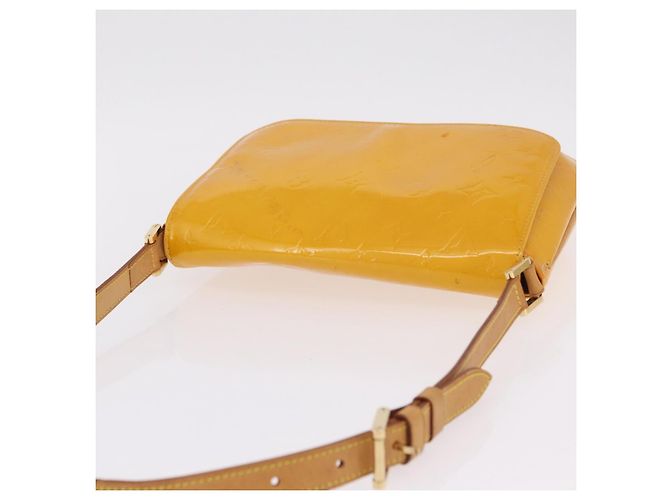 LOUIS VUITTON Monogram Vernis Thompson Street Bag Jaune M91123 LV Auth 206716 Giallo - vista 14