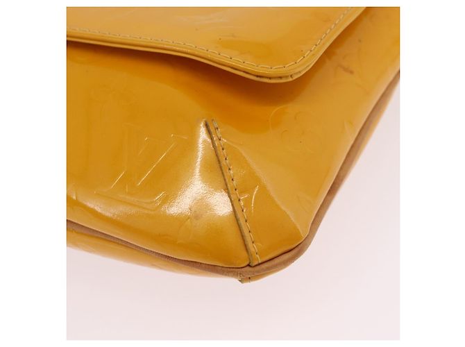 LOUIS VUITTON Monogram Vernis Thompson Street Bag Jaune M91123 LV Auth 206716 Giallo - vista 18