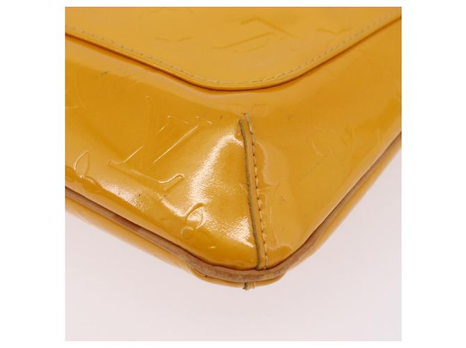 LOUIS VUITTON Monogram Vernis Thompson Street Bag Jaune M91123 LV Auth 206716 Giallo - vista 20