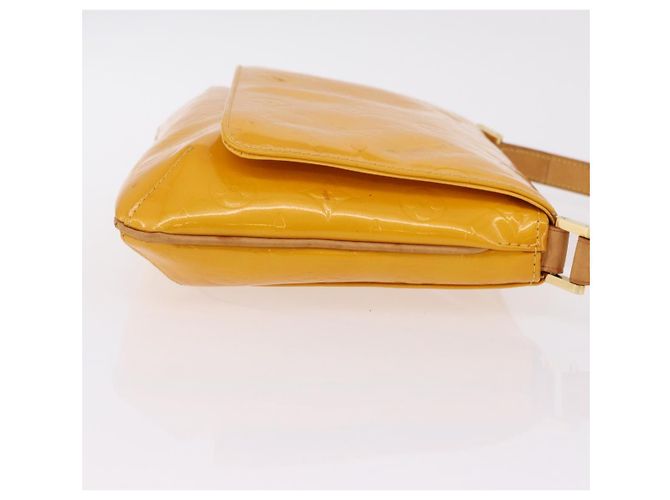 LOUIS VUITTON Monogram Vernis Thompson Street Bag Jaune M91123 LV Auth 206716 Giallo - vista 5