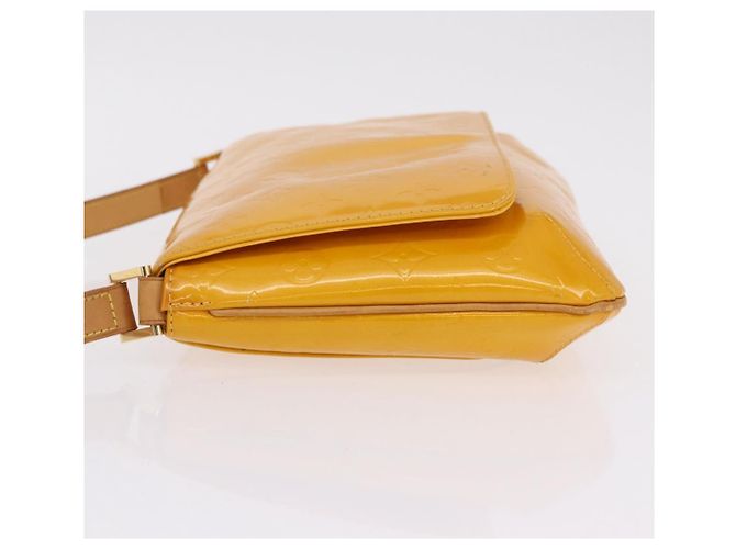 LOUIS VUITTON Monogram Vernis Thompson Street Bag Jaune M91123 LV Auth 206716 Giallo - vista 6