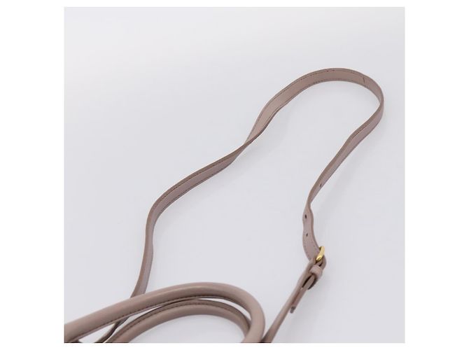 Borsa a mano Miu Miu Matelassé in pelle 2way Viola Oro Auth 206929A D'oro Porpora - vista 14
