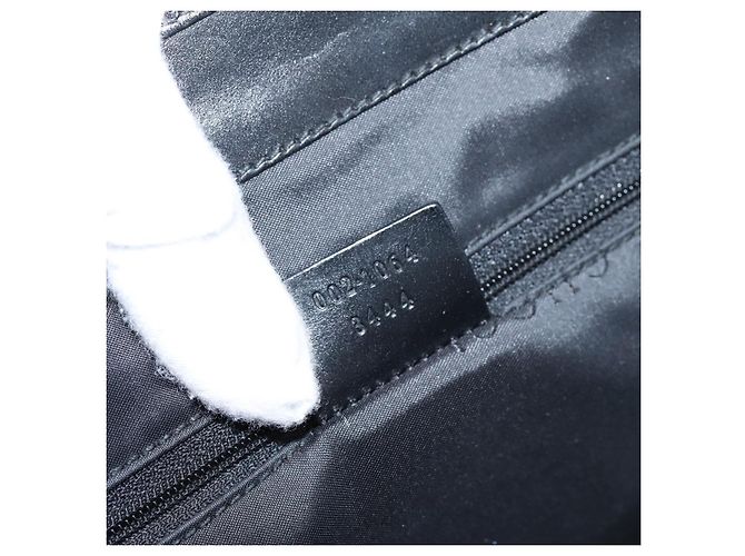 GUCCI GG Canvas Tote Bag Schwarz Silber 002 1064 Auth am12702A - Ansicht 12