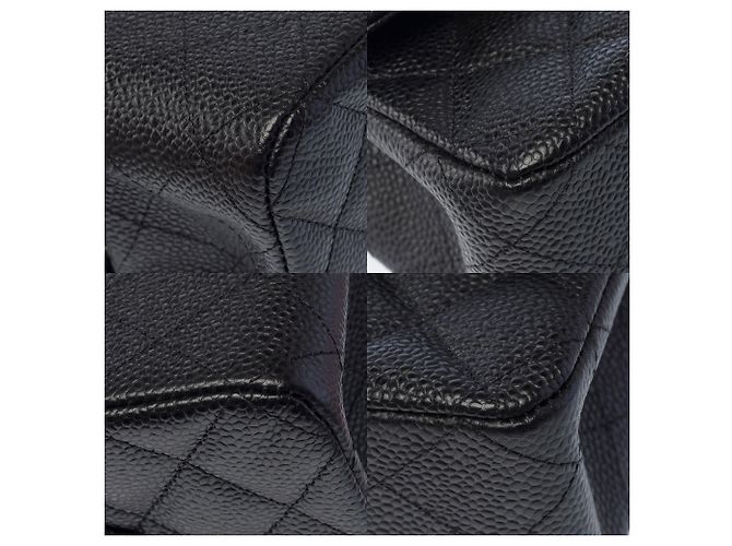 CHANEL Timeless/Classique Tasche aus schwarzem Leder - 103966 - Ansicht 12