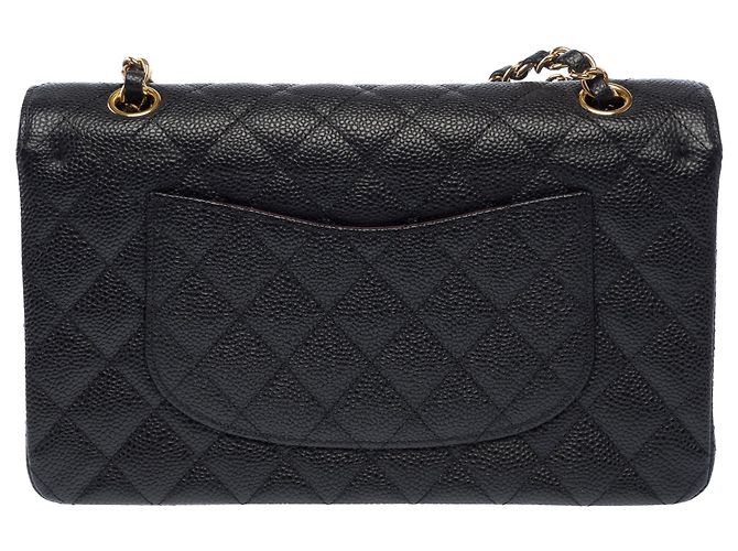 CHANEL Timeless/Classique Tasche aus schwarzem Leder - 103966 - Ansicht 4