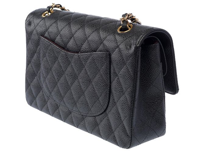 CHANEL Timeless/Classique Tasche aus schwarzem Leder - 103966 - Ansicht 6
