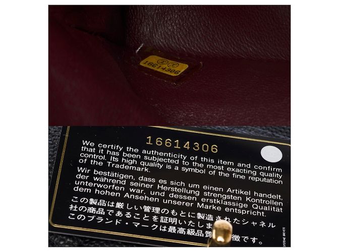 CHANEL Timeless/Classique Tasche aus schwarzem Leder - 103966 - Ansicht 8