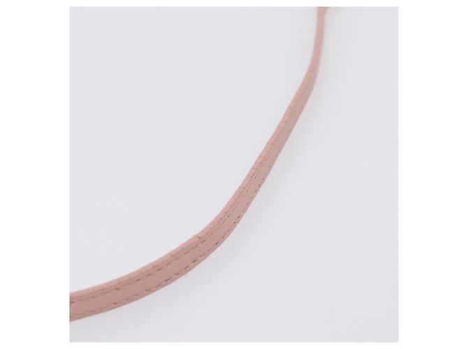 Borsa a spalla Miu Miu Matelassé Pelle Rosa Oro Auth 205992V D'oro - view 8