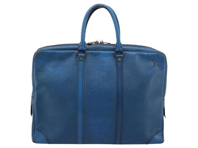 LOUIS VUITTON Epi Porte Documents Voyage Business Bag Black M54475 Auth 205949 Nero - vista 13