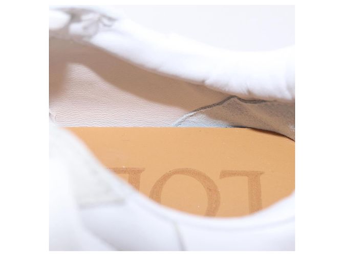 LOEWE Studio Ghibli Suswatari Sneakers Leather White Auth 167752SM Blanco - vista 16
