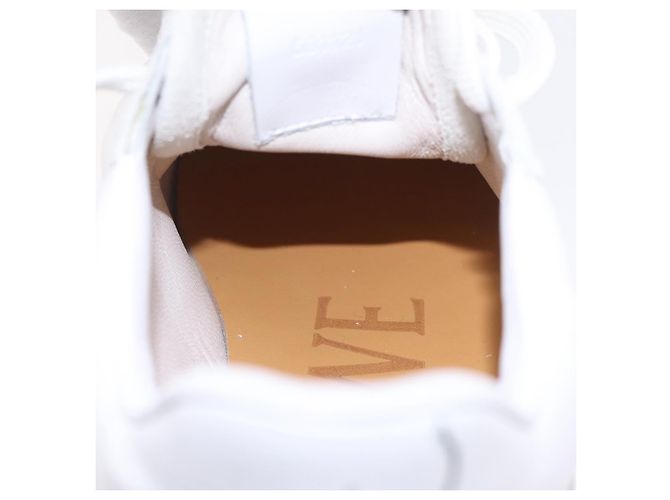 LOEWE Studio Ghibli Suswatari Sneakers Leather White Auth 167752SM Blanco - vista 19