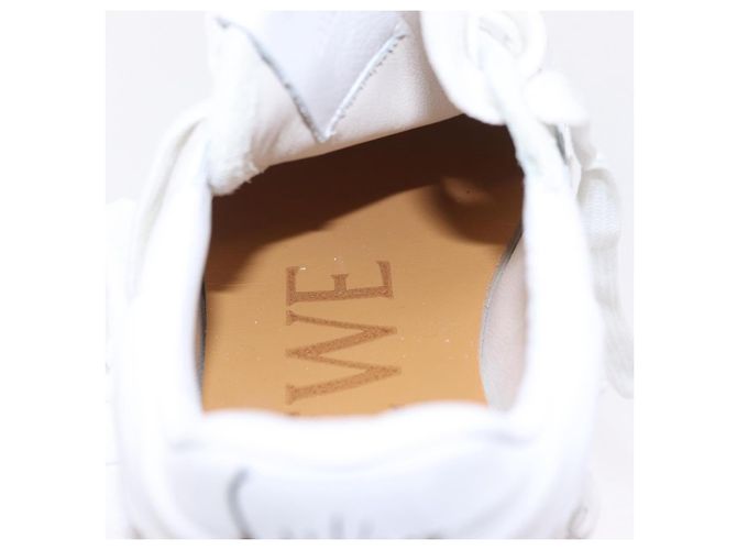 LOEWE Studio Ghibli Suswatari Sneakers Leather White Auth 167752SM Blanco - vista 38