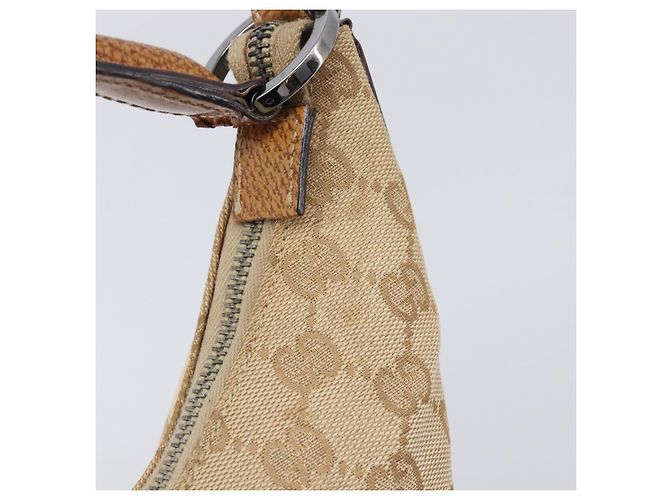 Borsa a tracolla LOUIS VUITTON GG Canvas Beige Argento 124357 LV Auth 207700A - vista 10