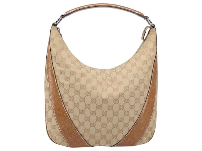 Borsa a tracolla LOUIS VUITTON GG Canvas Beige Argento 124357 LV Auth 207700A - vista 13