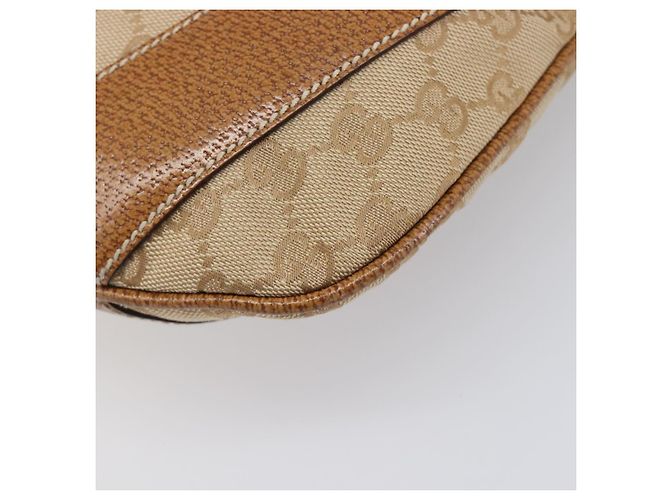 Borsa a tracolla LOUIS VUITTON GG Canvas Beige Argento 124357 LV Auth 207700A - vista 14