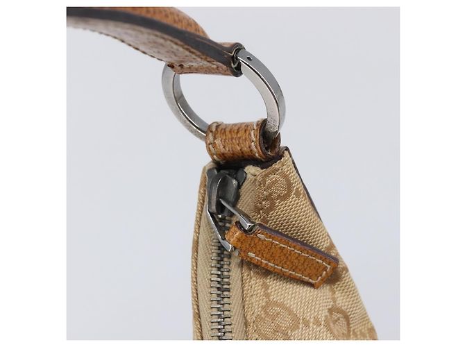 Borsa a tracolla LOUIS VUITTON GG Canvas Beige Argento 124357 LV Auth 207700A - vista 18