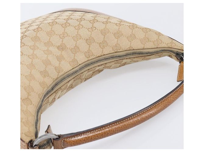Borsa a tracolla LOUIS VUITTON GG Canvas Beige Argento 124357 LV Auth 207700A - vista 6