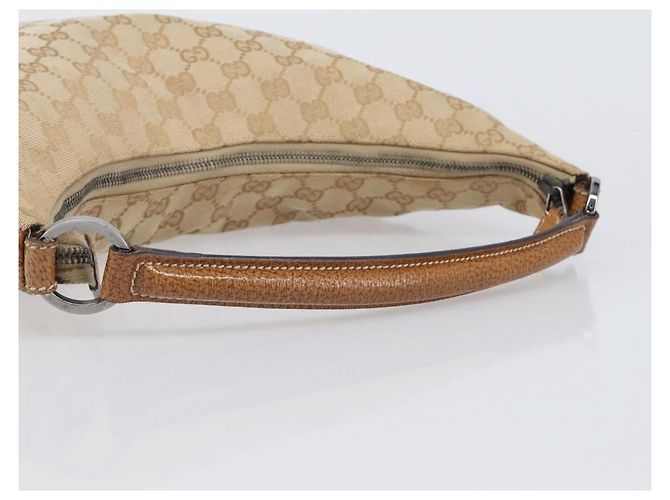 Borsa a tracolla LOUIS VUITTON GG Canvas Beige Argento 124357 LV Auth 207700A - vista 7