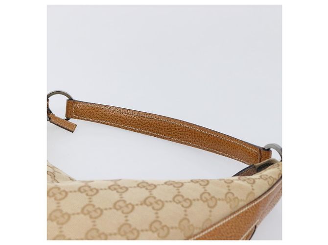 Borsa a tracolla LOUIS VUITTON GG Canvas Beige Argento 124357 LV Auth 207700A - vista 8