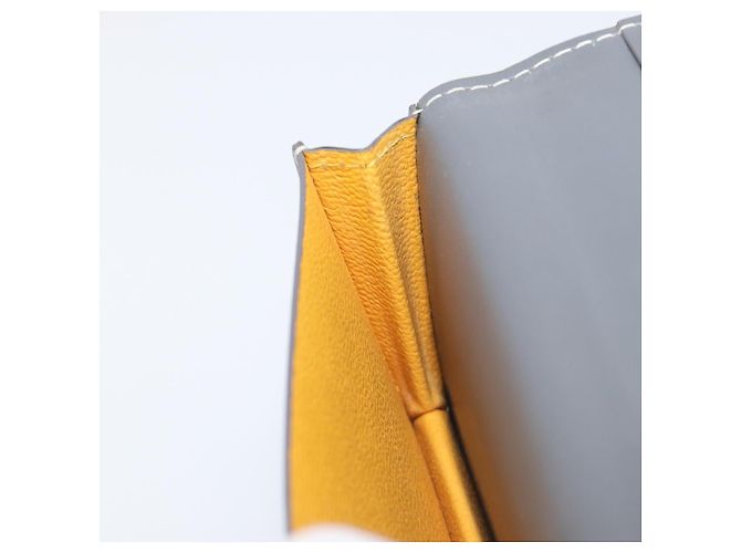 Tarjetero Goyard Herringbone Malesherbes PVC Gris Auth 207647V Castaño - vista 18