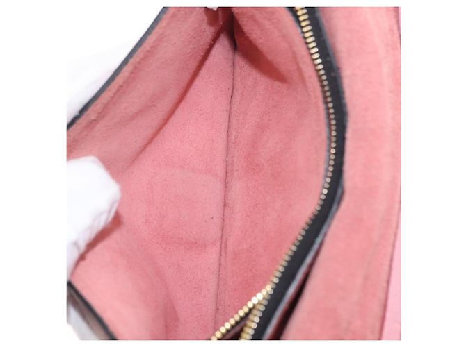 Bolsa de Ombro Miu Miu em Couro Rosa Tom Dourado Auth ka6523A - vista 29