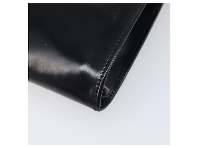 Bolso de hombro PRADA Patent Black Silver Auth bs37116 Negro Plata - vista 17